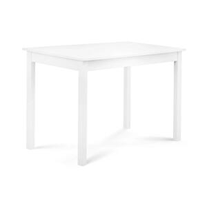 Konsimo Sp. z o.o. Sp. k. Étkezőasztal EVENI 76x60 cm bükkfa/fehér