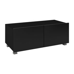 Konsimo Sp. z o.o. Sp. k. TV asztal PAVO 37x100 cm fekete