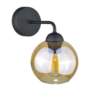 Keter Lighting Fali lámpa MELLE BLACK 1xE27/60W/230V