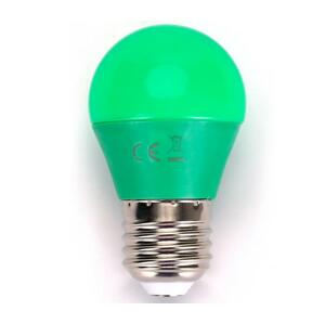 B.V. LED Izzó G45 E27/4W/230V zöld