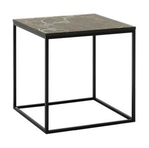 Adore Furniture Kávésasztal 52x50 cm fekete
