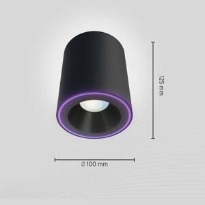 Calex Smart Halo Spot LED spotlámpa, fekete