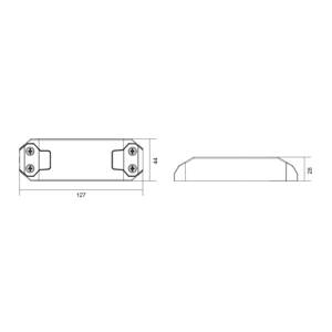 LED meghajtó Basic, DIM, CC, D70020UF/20W