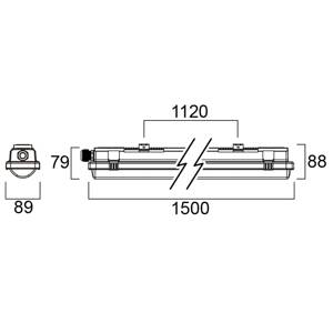 Sylvania Resisto nedvességálló 1500 IP66 4000K 30W