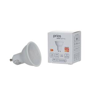 Prios LED GU10 izzó műanyag 7W WLAN opál 827 2-es