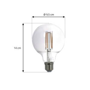 Prios LED E27 gömb füstszürke 4,9W WLAN, 2-es