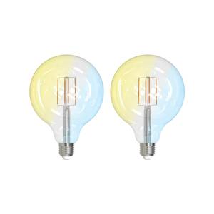 Prios LED filament izzó E27 G125 7W WLAN 2-es