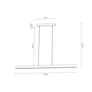 Envolight Lineo LED függő lámpa olaj. tölgy 118cm