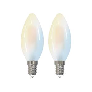 LUUMR Smart LED cseppes lámpa 2 db E14 4.2W CCT világos Tuya 4.2W CCT