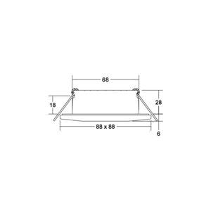 BRUMBERG Chooose LED downlight nikkel