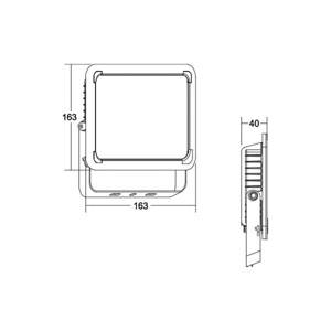 BRUMBERG Neo Midi LED mennyezeti fényszóró 23,3cm