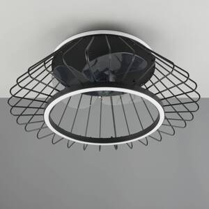 LED mennyezeti ventilátor Karlsborg, csendes, Ø 50 cm, CCT, FB