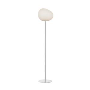 Foscarini Gregg média-állólámpa, 151 cm, fehér