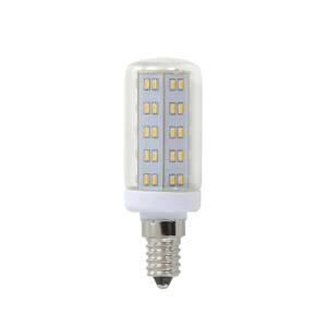 E14 4W LED lámpa, cső alakú, átlátszó 69 LED-del