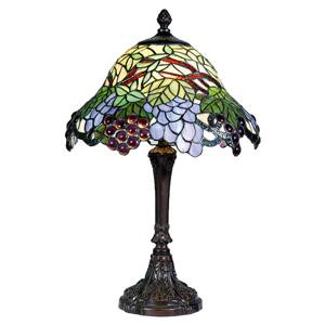 Színes asztali lámpa Lotta Tiffany stílusban