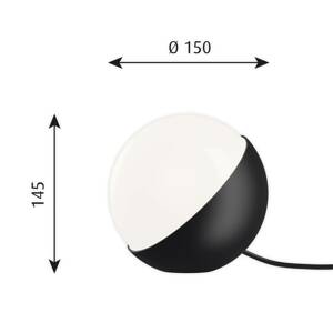 Louis Poulsen VL Studio lámpa fekete, Ø 15 cm