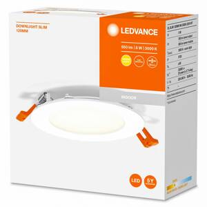 LEDVANCE Recess Slim LED lámpa Ø12cm 3000K