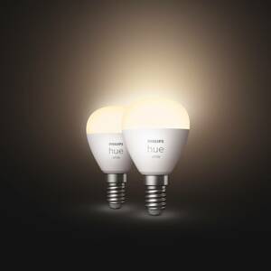 Philips Hue White LED csepp lámpa 2 x E14 5,7W