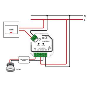 SLC SmartOne AC dimmer Mini 200W ZigBee LN