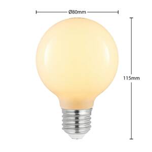 LED lámpa E27 4W G80 2 700 K dimmelhető, opál