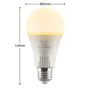 LED lámpa E27 A65 15W fehér 2 700 K