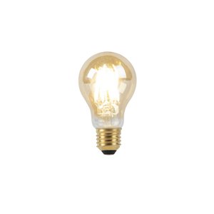 LED lámpa E27 A60 8W 2000-2600K halvány vagy meleg aranyszálas izzószál