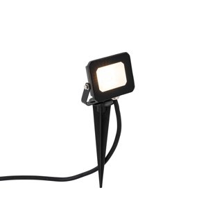 Fekete spotlámpa LED-del földelt érintkezővel IP65 - Levana