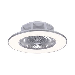 Design mennyezeti ventilátor szürke, LED 2700 - 5000K - Maki