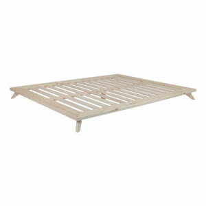 Senza Bed Natural kétszemélyes ágy, 180 x 200 cm - Karup Design