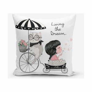 Living Dream pamutkeverék párnahuzat, 45 x 45 cm - Minimalist Cushion Covers