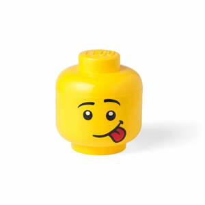 Silly sárga fejformájú tárolódoboz, ⌀ 16,3 cm - LEGO®