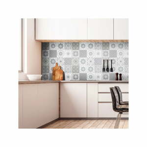 Cement Tiles Shades of Gray Cordoba 12 db-os falmatrica szett, 10 x 10 cm - Ambiance