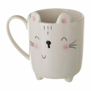 Kitty fehér porcelánbögre, 300 ml - Unimasa