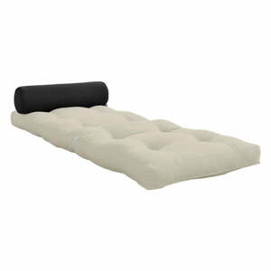 Szürkésbézs futon matrac 70x200 cm Wrap Beige/Dark Grey – Karup Design