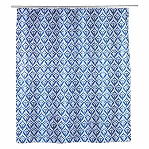 Lorca kék zuhanyfüggöny, 180 x 200 cm - Wenko