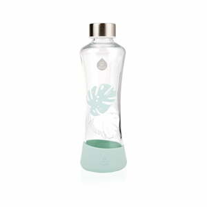 Urban Jungle Monstera türkizkék üvegpalack, 550 ml - Equa