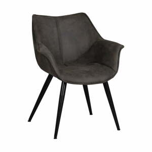 Echo fekete szék fekete fém lábszerkezettel - Rowico