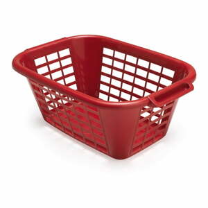 Rect Laundry Basket piros szennyeskosár, 40 l - Addis