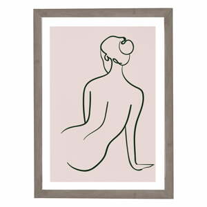 Woman Studies keretezett falikép, 30 x 40 cm - Surdic