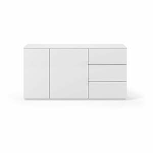 Fehér komód ajtókkal és fiókokkal, 160 x 84 cm Join - TemaHome