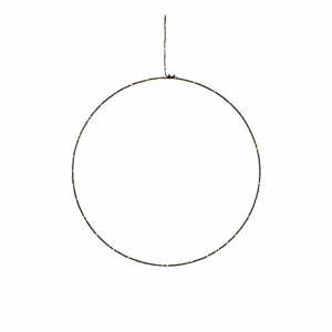 Alpha Circle fekete karácsonyi függő fénydekoráció, magasság 45 cm - Markslöjd