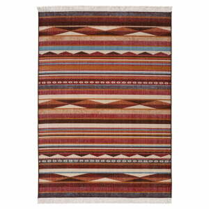 Caucas Stripes piros szőnyeg, 160 x 230 cm - Universal
