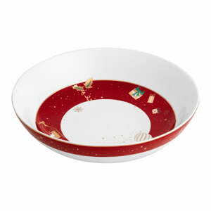 Alleluia Centrepiece New porcelán tál karácsonyi mintával, ⌀ 32 cm - Brandani