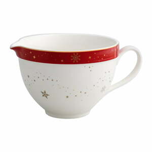 Alleluia New Bone China karácsonyi porcelán tál kiöntővel, ⌀ 19 cm - Brandani