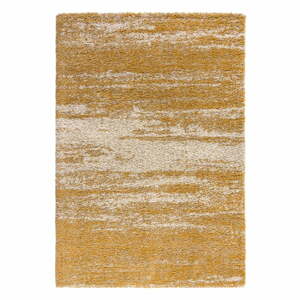 Reza szürke-sárga szőnyeg, 120 x 170 cm - Flair Rugs