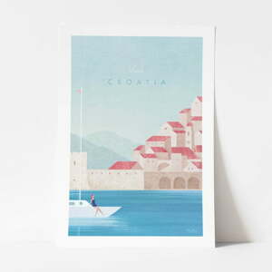 Poszter Croatia, 30x40 cm - Travelposter