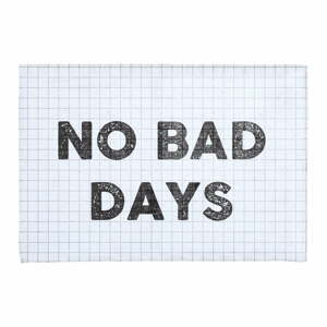 No Bad Days fehér pamutkeverék fürdőszobai kilépő, 40 x 60 cm - Really Nice Things