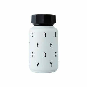 Kids fehér gyerek termosz, 330 ml - Design Letters