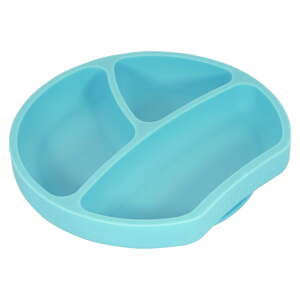 Plate kék szilikon gyerek tányér, ø 20 cm - Kindsgut