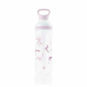 Lila-fehér vizespalack 800 ml Flow Wave - Equa